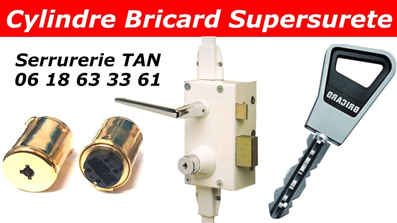 TUTO jeu de cylindre bricard super surete