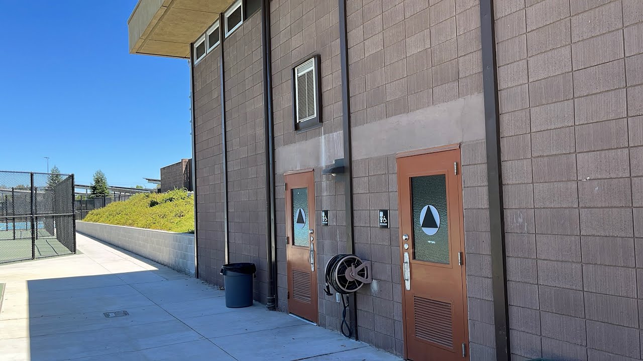 Community College Tennis Courts Unisex Restrooms Full Shoot!