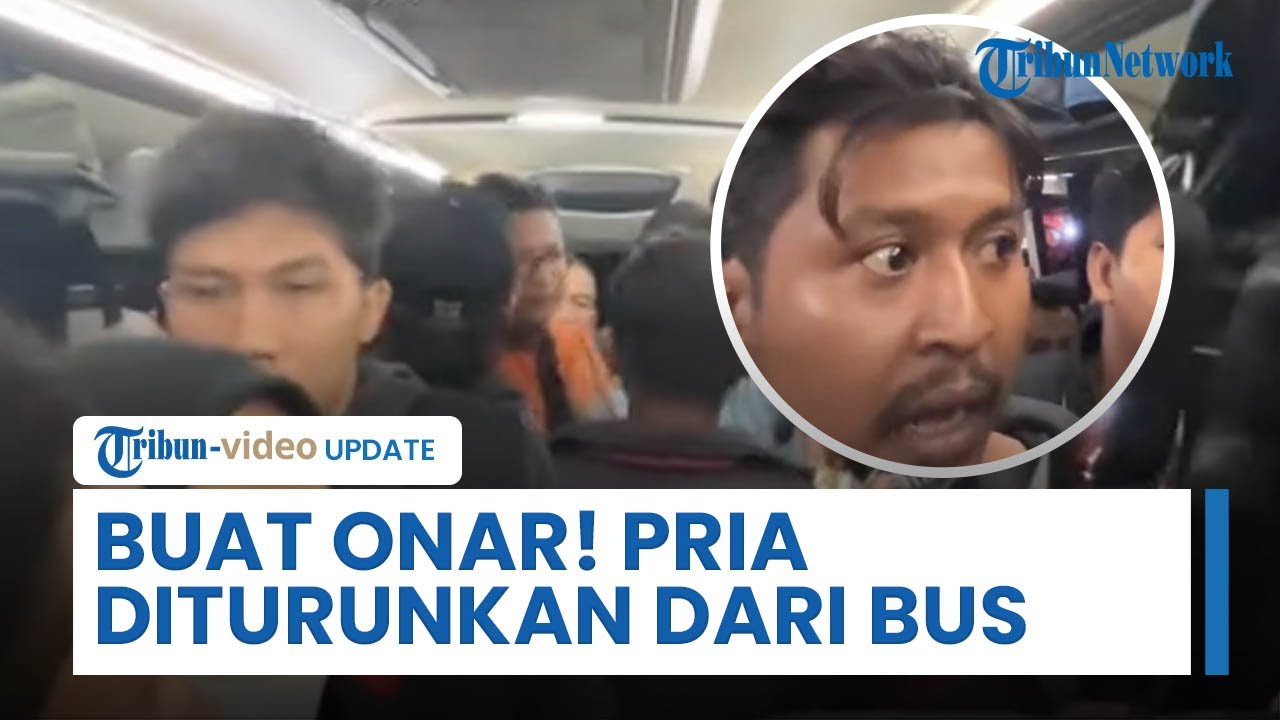 Viral Pria Diduga ODGJ Diturunkan di Terminal Bungurasih Sidoarjo karena Bikin Onar di Dalam Bus