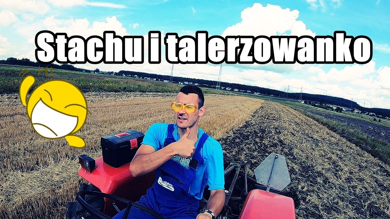Zestaw Idealny/ URSUS c-360/ Talerz&oacute;wka /Operator Stachu/Prace pożniwne 2019/RolnikowoPL