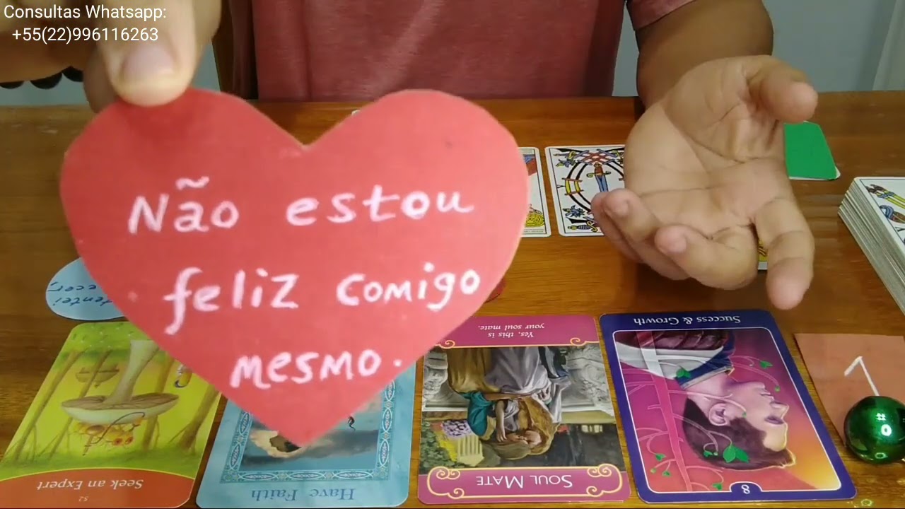 Tarot Interativo:  Mensagem íntima de ❤❤ amor dele,a para mim.