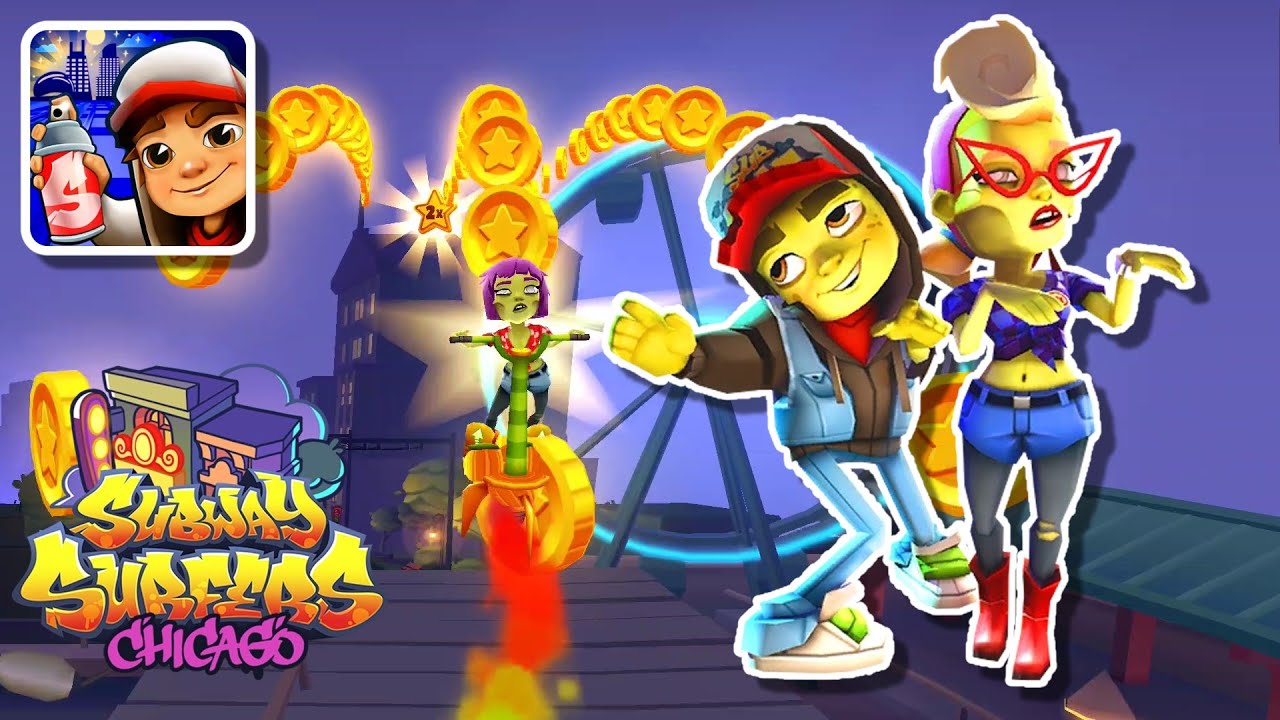 Subway Surfers Chicago 2023 Zombie Bundle