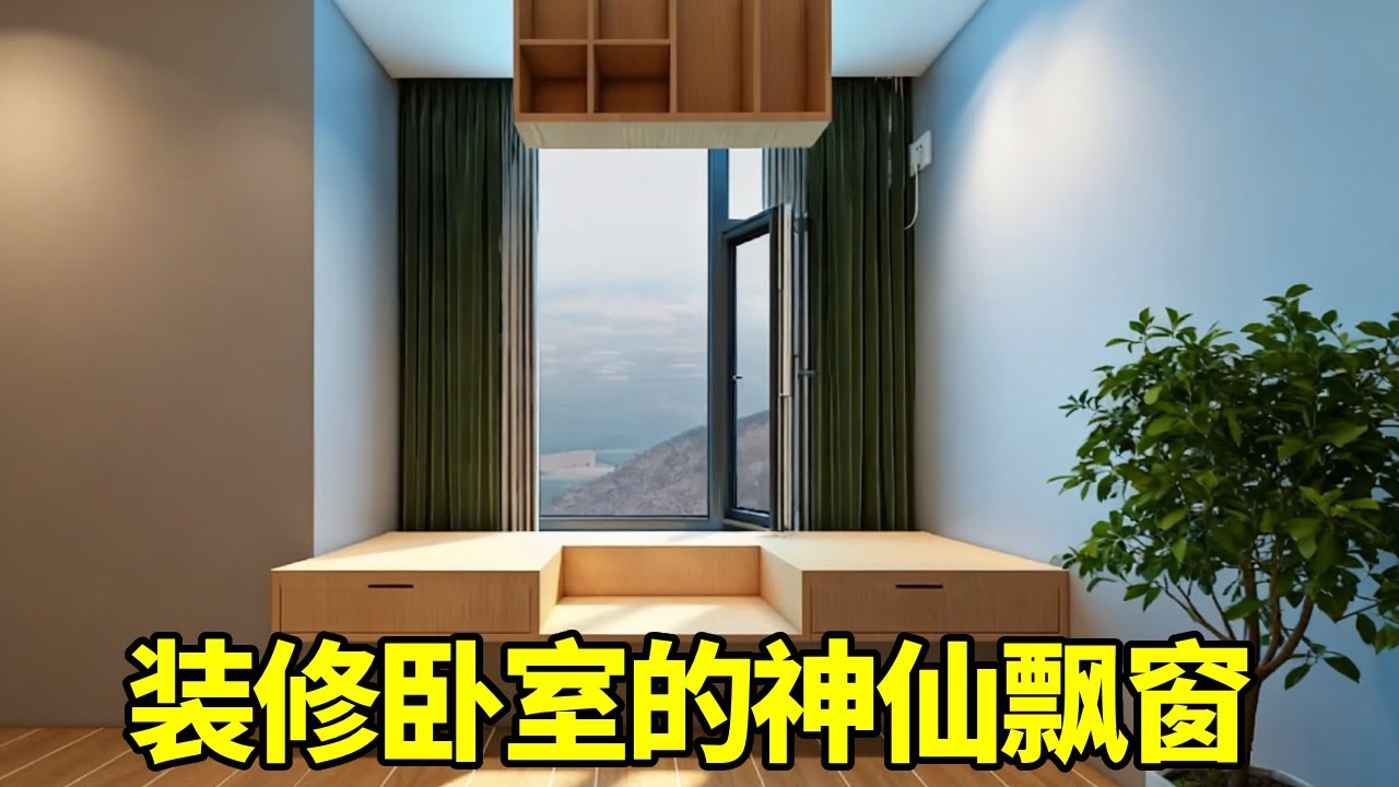 卧室飘窗不能砸别乱装！学会这招颜值直接拉满，别人的神仙飘窗你也能实现！#卧室设计 #裝修風格 #裝修訂製