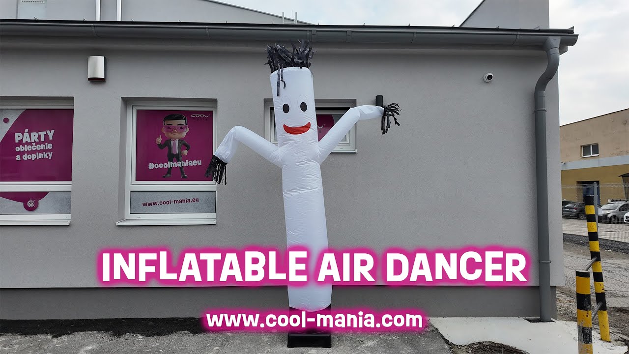 👻 White Inflatable Air Dancer &ndash; Fun Wacky Waving Tube Man for Any Event! 💨🎉