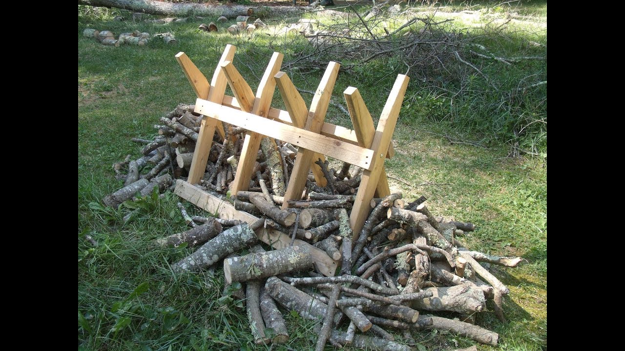 Making a Firewood Sawbuck Stand