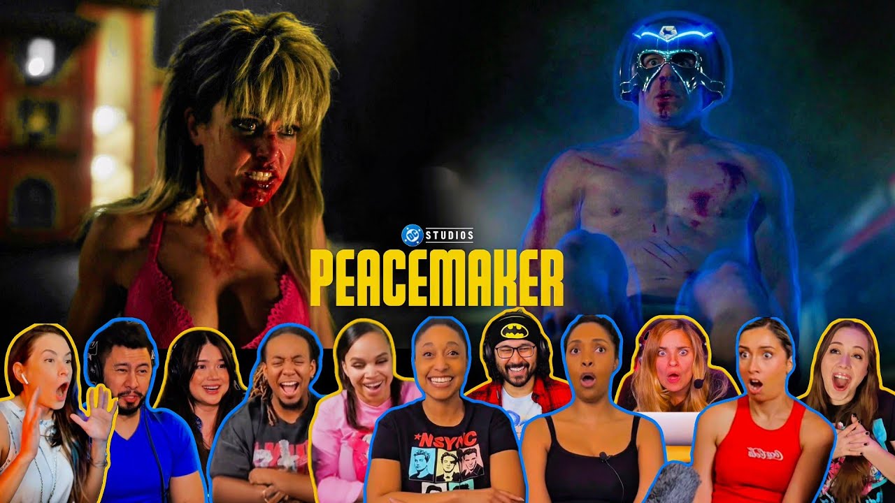 DCU Fans React To PEACEMAKER vs BUTTERFLY BRUTAL FIGHT | Peacemaker S1 Ep1 END FIGHT Reaction Mashup