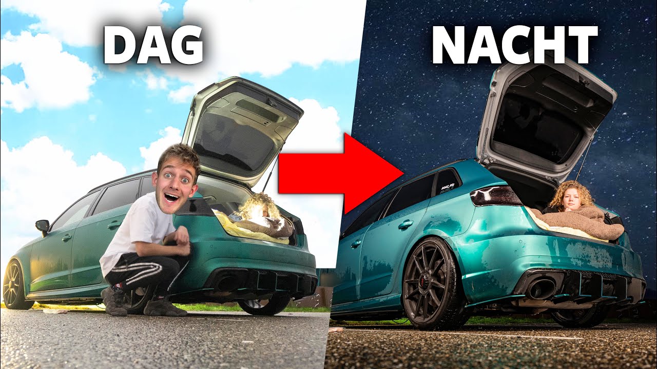 OVERNACHTEN IN MIJN AUTO...(RS3) | #415