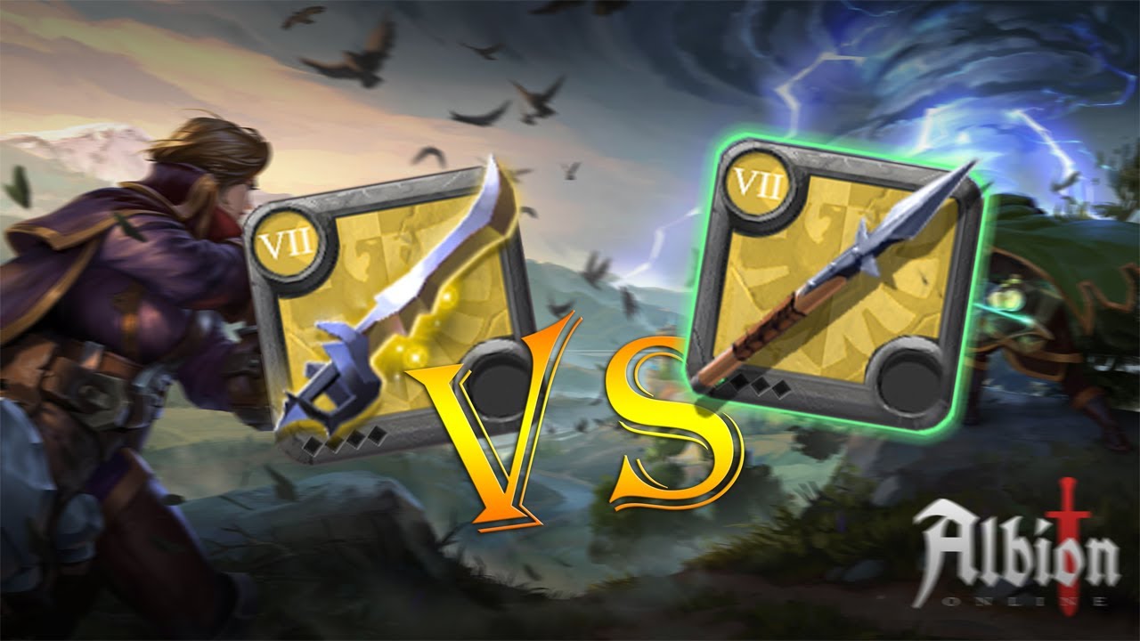 Clarent Blade VS 1H Spear Open World #10 | Albion Online East Server