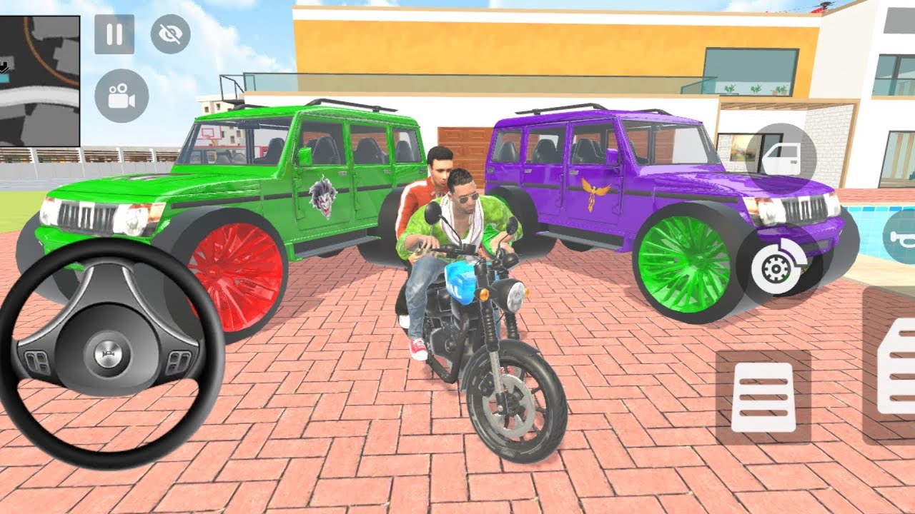 🥰Franklin papaji ko 2️⃣ fully modified Bolero gift diya in 🇮🇳 Indian bike theft auto simulator 🎮