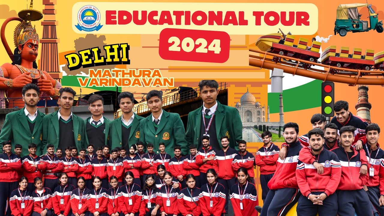 Delhi-Agra-Mathura-Vrindavan | An Unforgettable School Tour Experience! 🎥