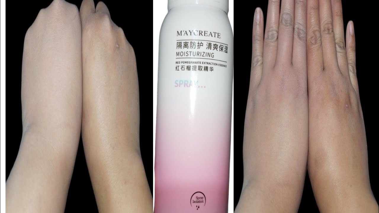 Instant whitening| M'AYCREATE| Whitening spray