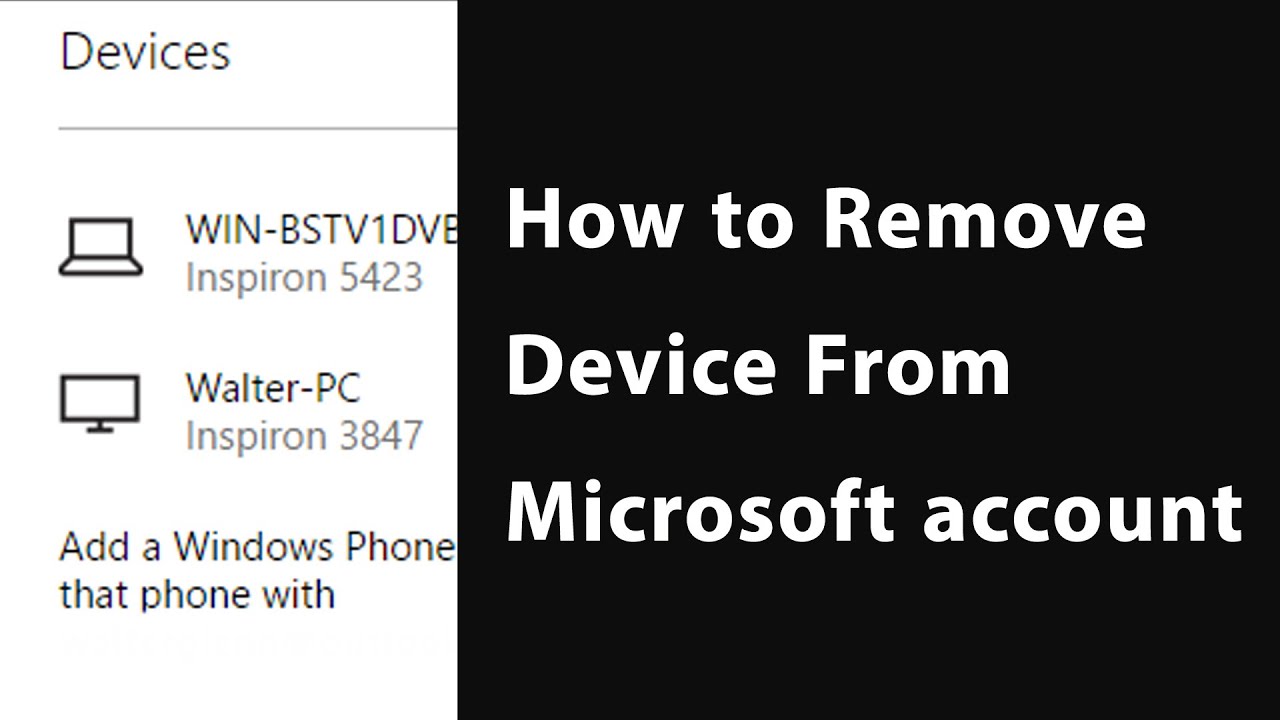 How to Remove Device From Microsoft account Step By Step