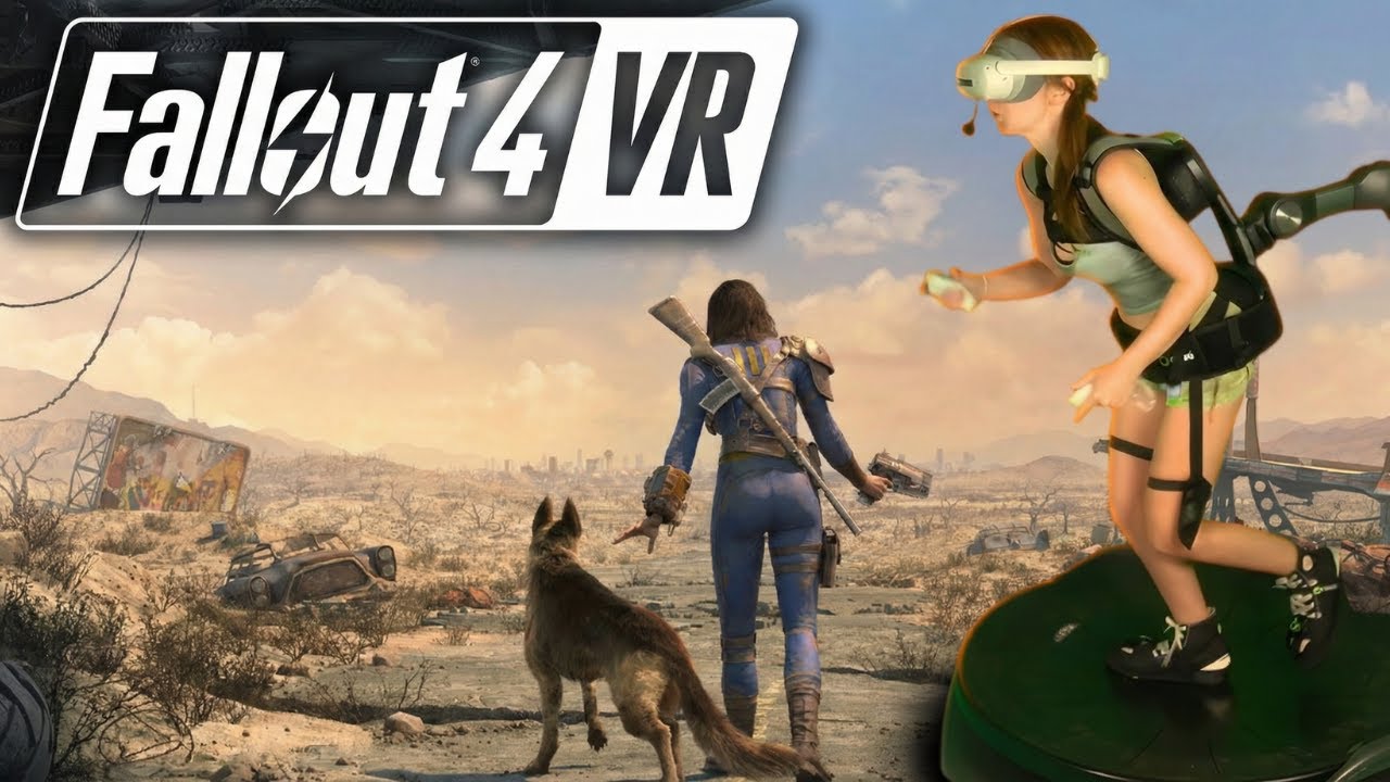 Я играл в Fallout 4 VR на VR-беговой дорожке.