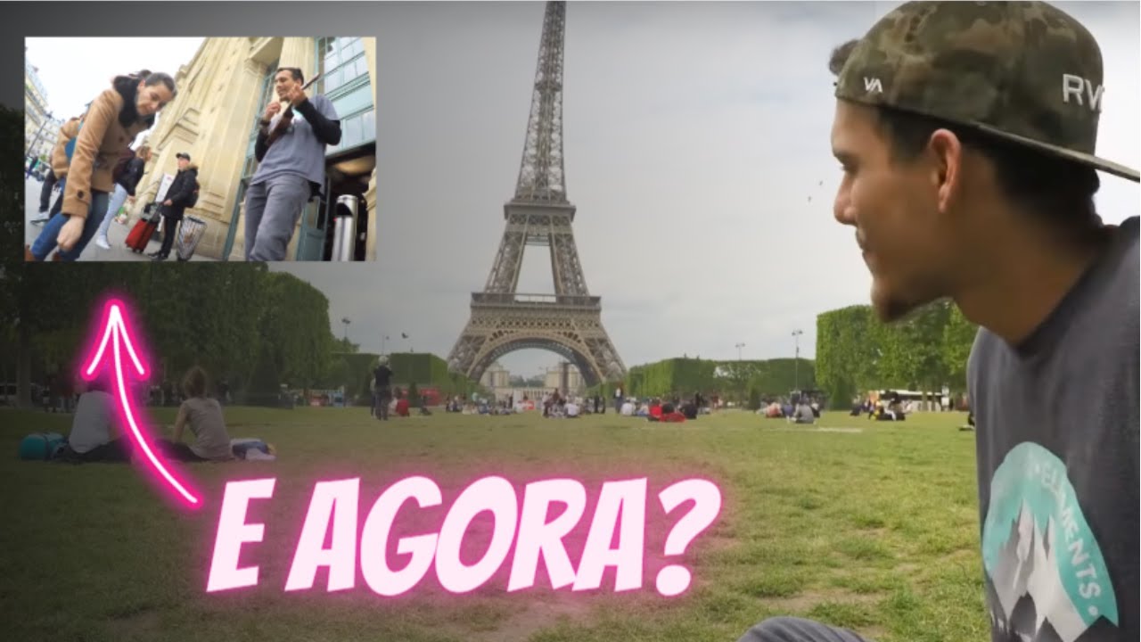 Sem dinheiro em Paris na Fran&ccedil;a 🇫🇷