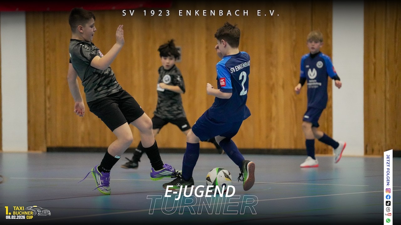 Taxi-Buchner-Cup 2026 | Alle Spiele unserer E1, E2 und E3 | E-Jugend Hallenturnier SV Enkenbach