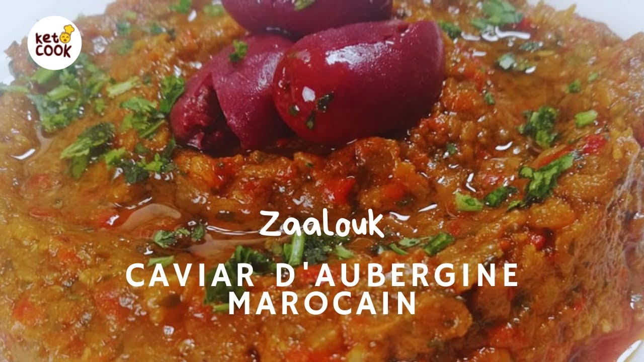 Recette de Zaalouk : caviar d'aubergine et de poivrons à la marocaine