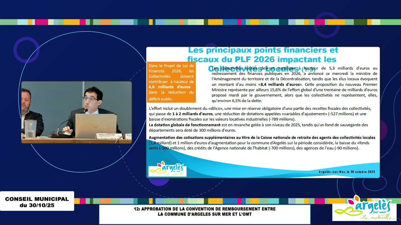 Conseil municipal du 30 octobre 2025 - Partie 2
