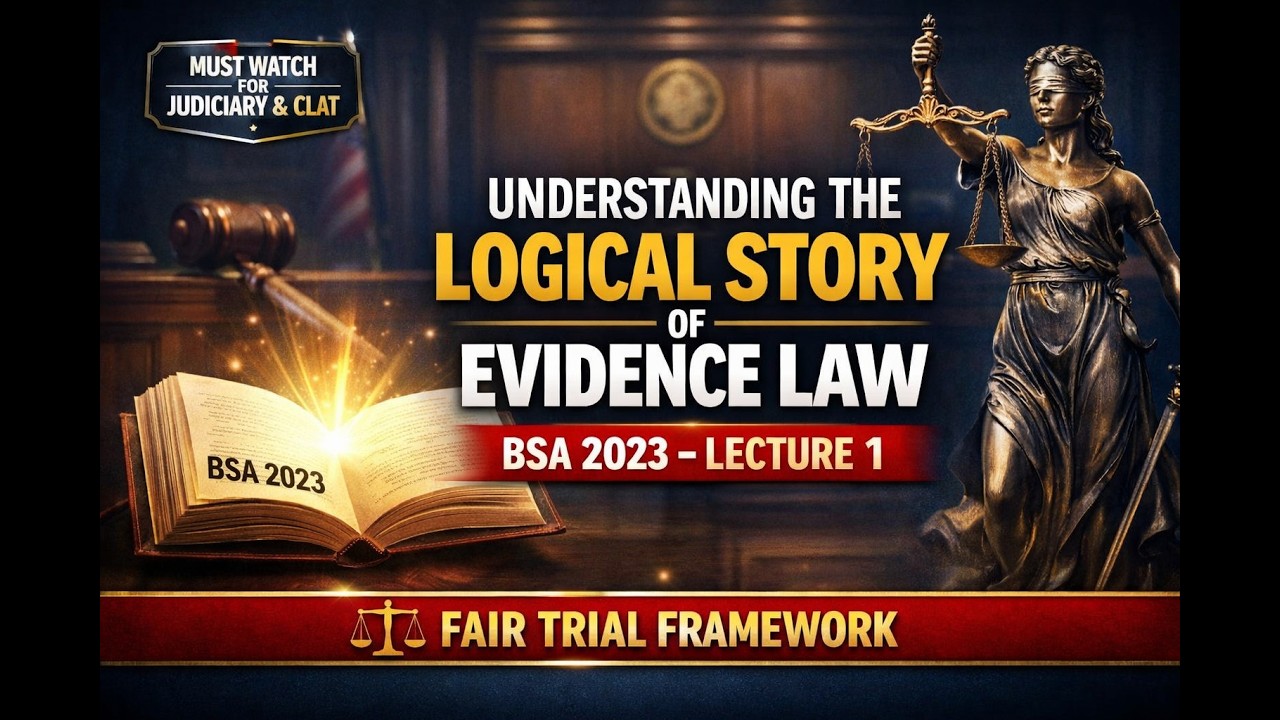 BSA 2023: The Logical Structure of Evidence Law | Fair Trial Explained