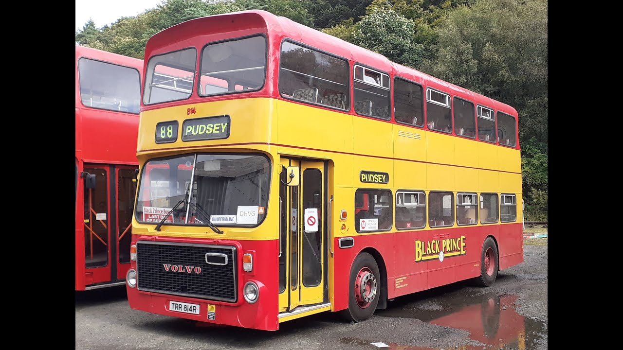 Preserved Black Prince Volvo Ailsa Mk1 814 (TRR 814R, ex-RTO 1R)