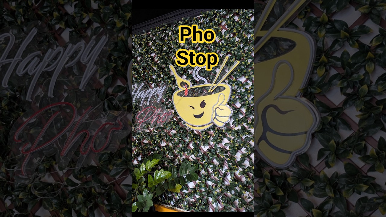 Trying Happy Pho in Modesto,Ca.