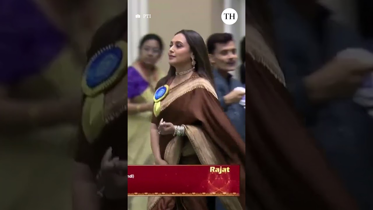 Rani Mukerji wins Best Actress National Award for 'Mrs. Chatterjee vs Norway'