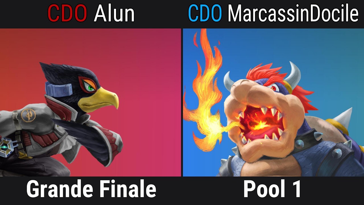 Alun (Falco) Vs MarcassinDocile (Wolf/Bowser/Captain Falcon) | Limoges Laser League Bi Weekly #79