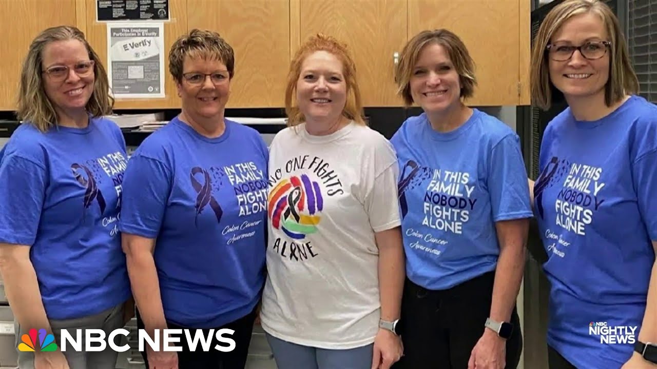 School celebrates teacher&rsquo;s 100th cancer treatment