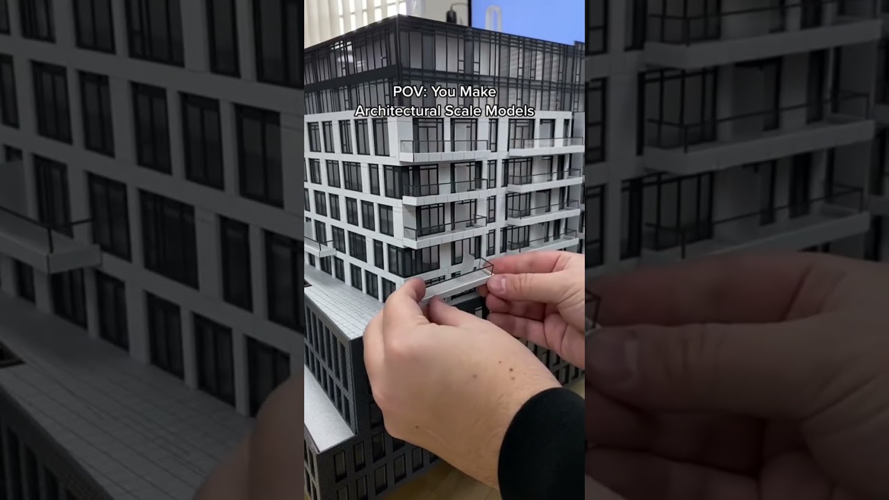 POV: You Make Architectural Scale Models✨ #architecture