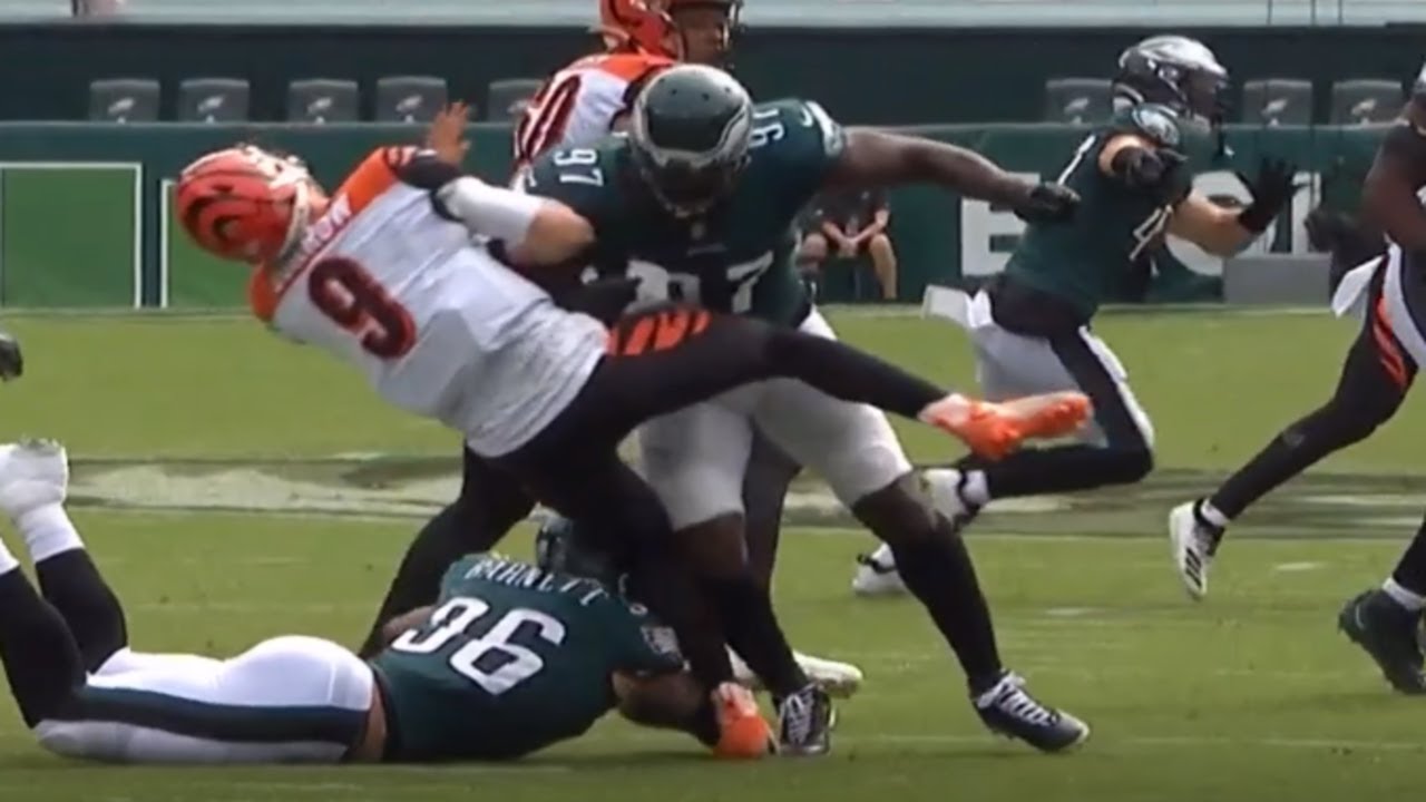 Joe Burrow Gets Destroyed by Malik Jackson | NFL Week 3