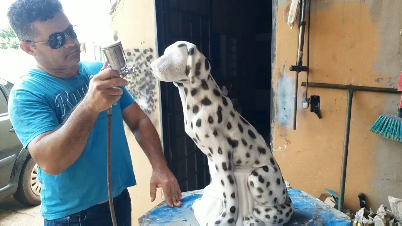 #Cachorro De #Cimento  Dálmatas #
