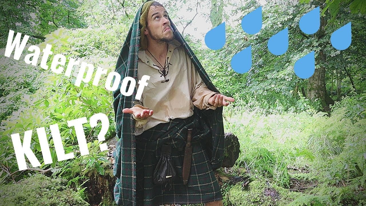 What Makes a Good Plaid (Great Kilt) for Outdoors? + Waterproofing Experiment