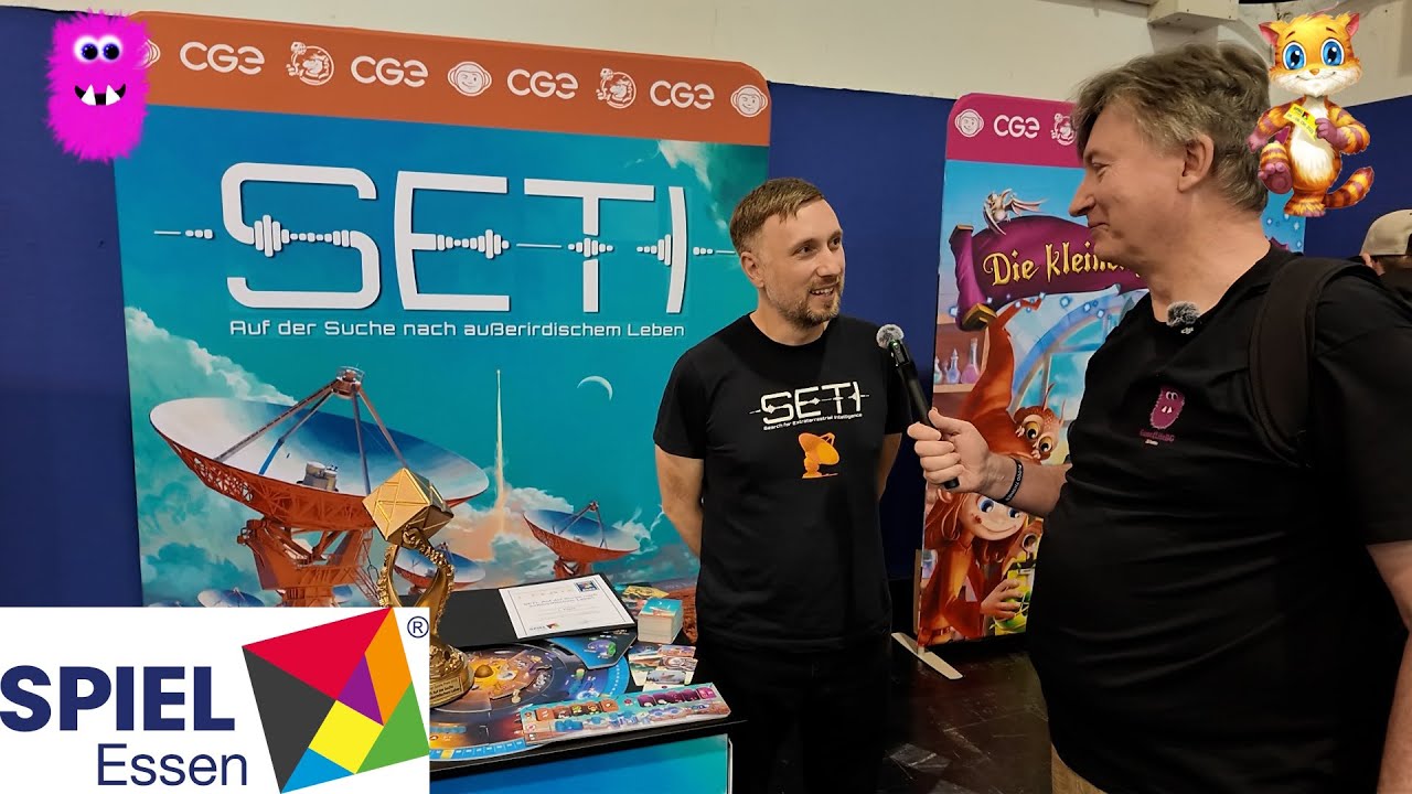 SETI: Поиск внеземного разума, интервью с Томашем Холеком на выставке Spiel Essen 2025