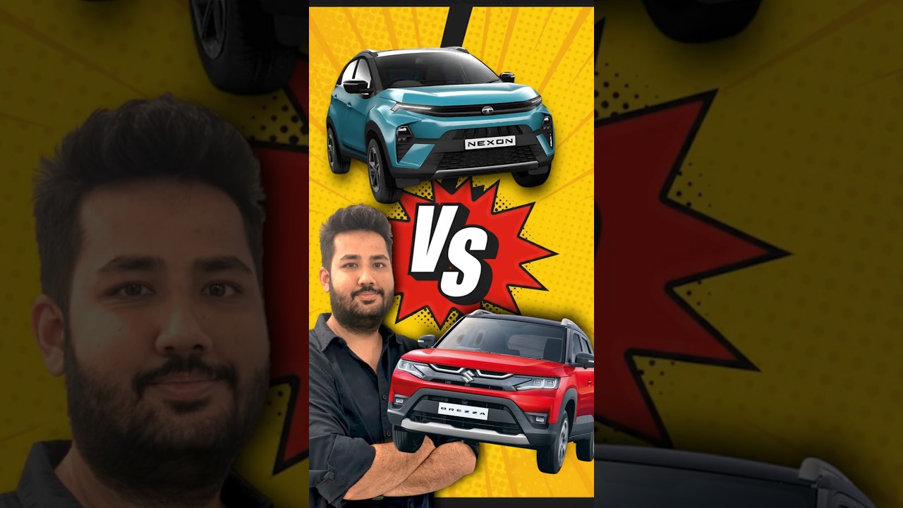 Tata Nexon vs Brezza &ndash; The Real SUV King of 2025? #shorts #nexon #brezza