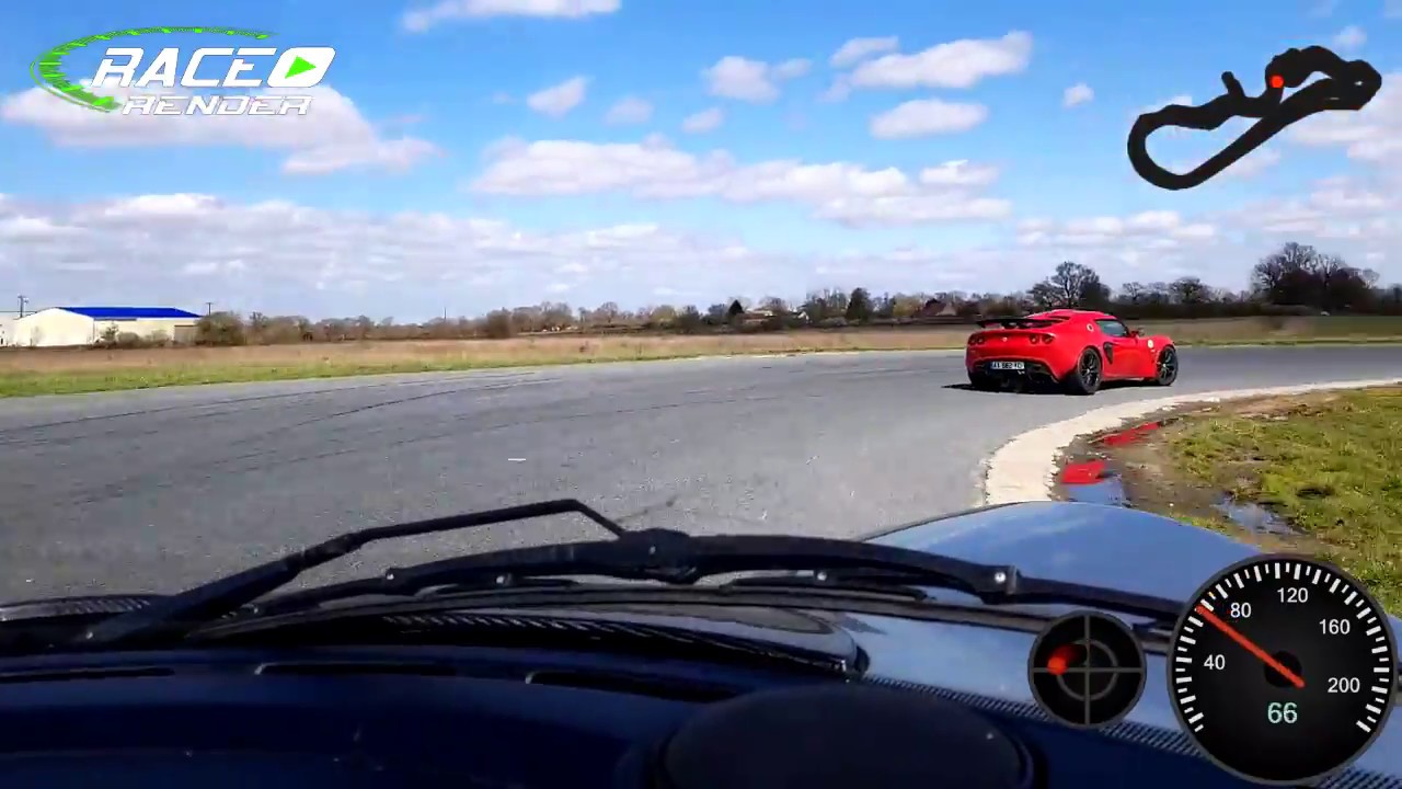Lotus Exige 380 / 2 laps @ Circuit de Lurcy-Levis
