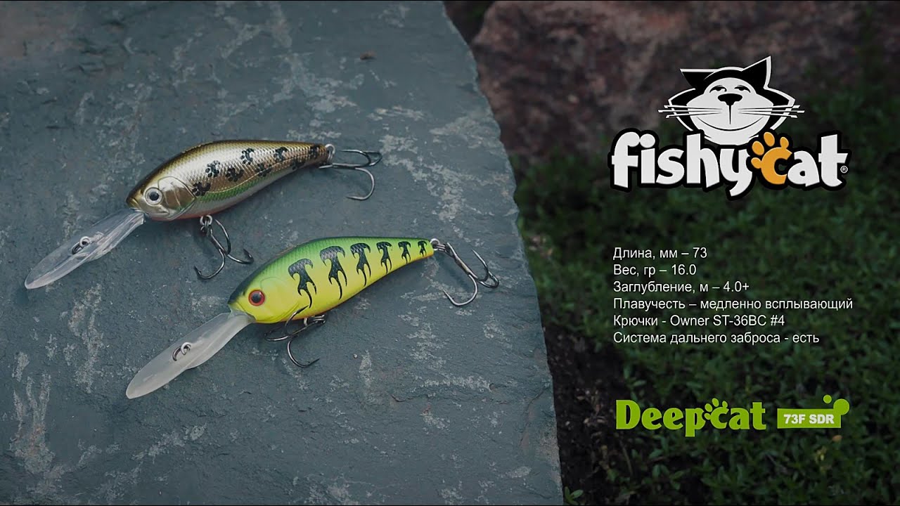Fishycat Deepcat 73F-SDR - Техника и способы проводки.
