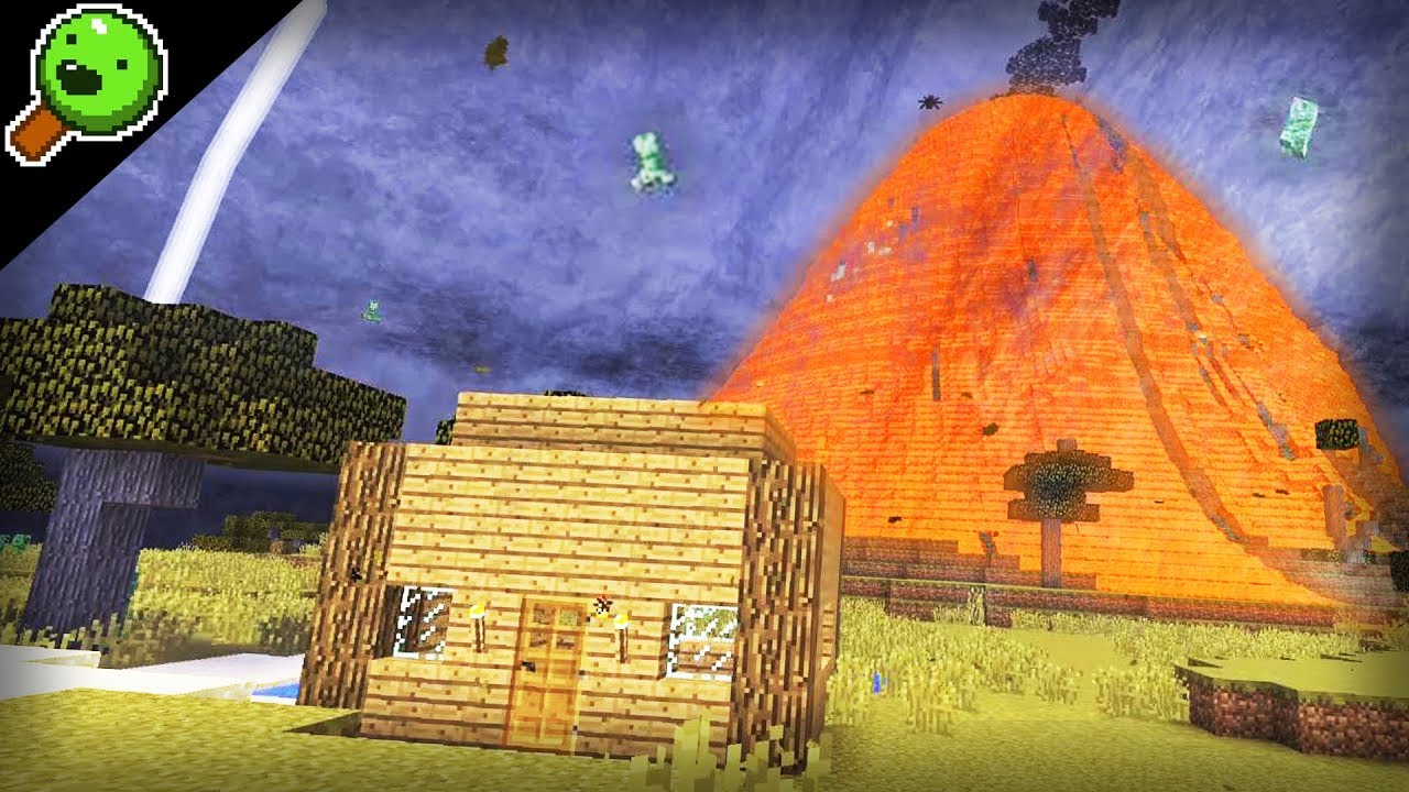 Minecraft, но каждые 5 минут происходит стихийное бедствие