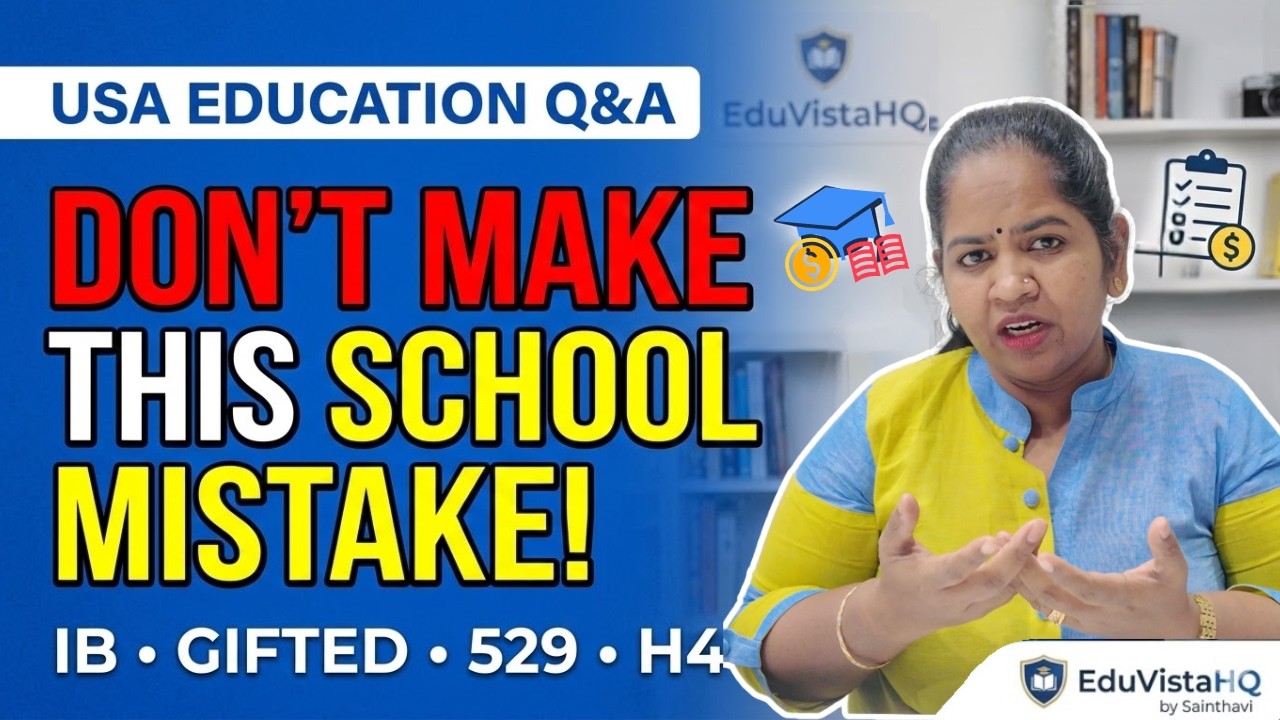 Education Q&A | 529 Plan | Gifted | Medical Path | MCAT | Scholarships | EduVistaHQ by Sainthavi