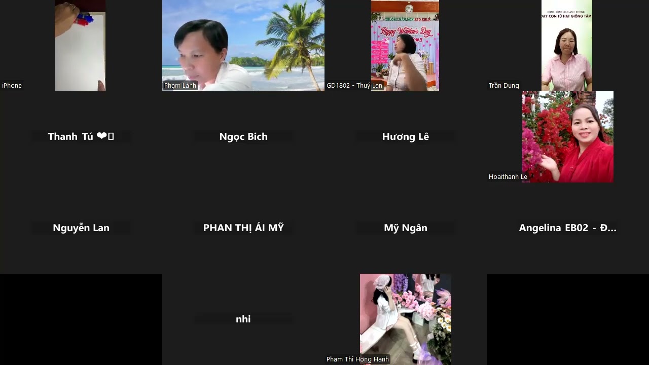 CHƯƠNG TRÌNH CHIA SẺ TRÍ TUỆ THÁNG 3
