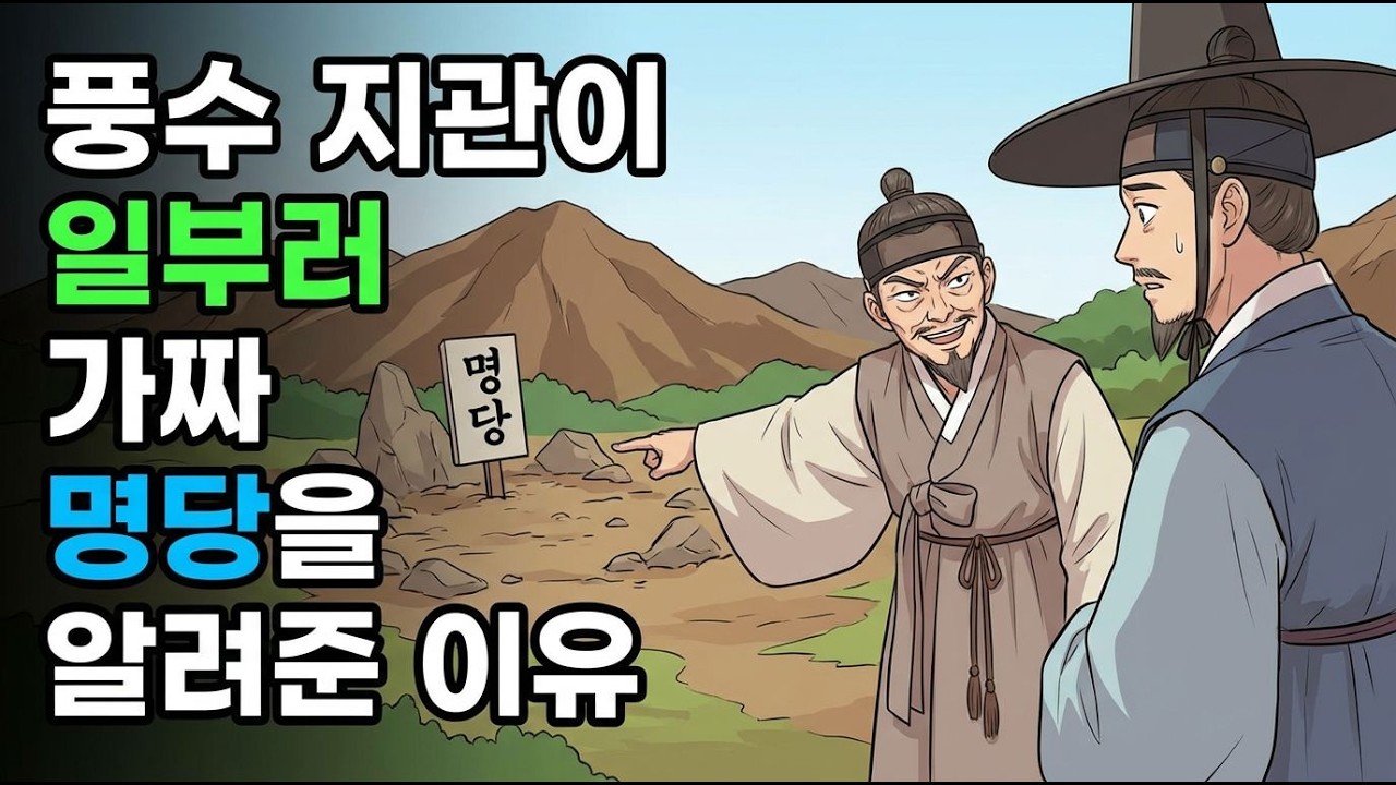 왜 지관은 가짜 명당을 알려줬을까?#지관 #명당 #충청도