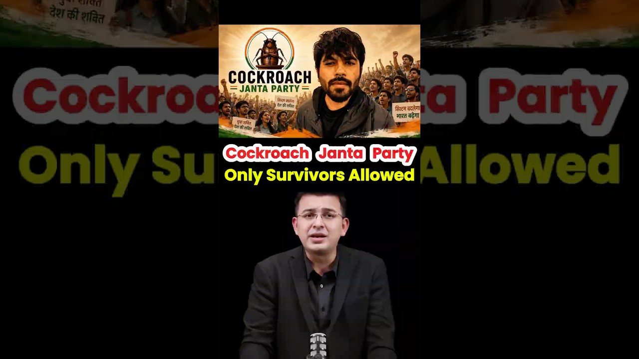 Cockroach Janta Party: India&rsquo;s Most Dangerous Satire Party?🪳🔥 #shorts #narendramodi