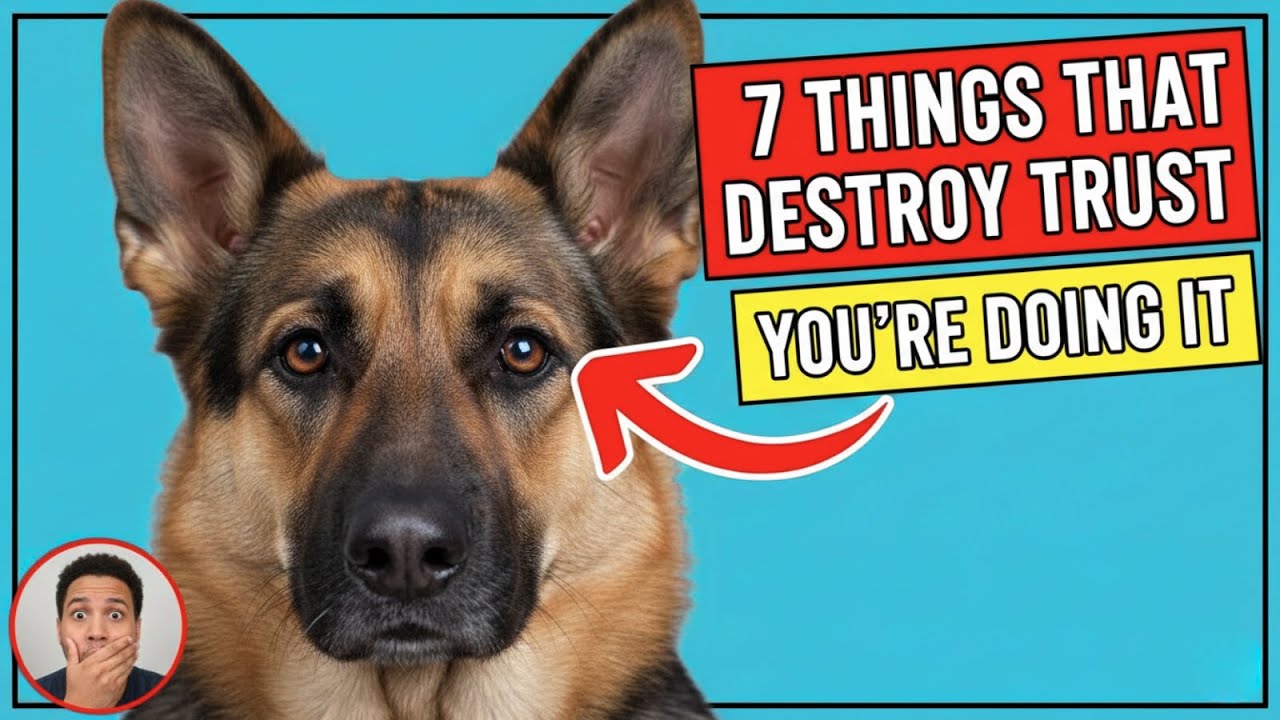 7 Things That Destroy Your Dog's Trust (You're Probably Doing #5)