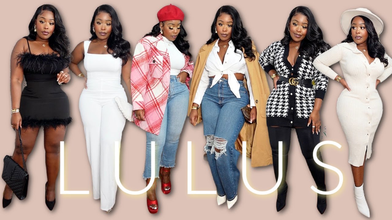 HUGE LULUS WINTER CURVY/THICK GIRL TRY-ON HAUL! NEW CHIC DOM! HOLIDAY LOOKS AND OUTFIT IDEAS + MORE