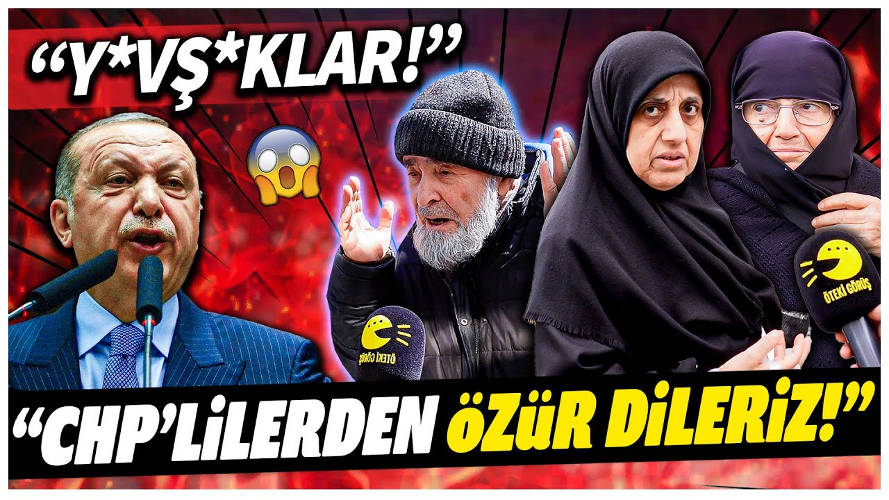 "CHP'lilerden özür dileriz!" Sokak Röportajı isyanla cayır cayır inledi!