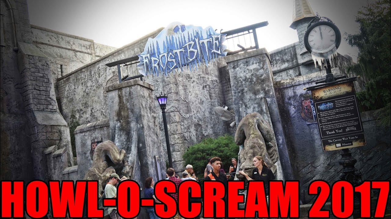 Howl- O-Scream 2017 | FrostBite, Axe Alley | Busch Gardens Williamsburg