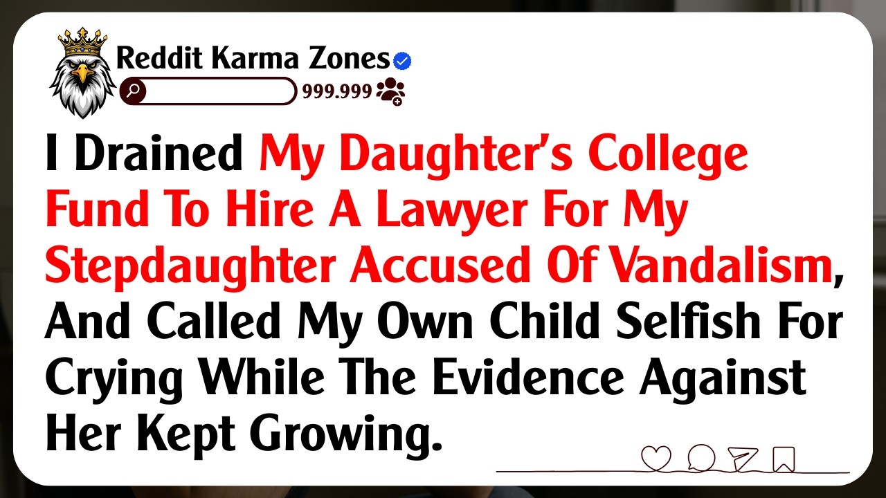 I Drained My Daughter's College Fund To Hire A Lawyer For My Stepdaughter Accused Of Vandalism,...