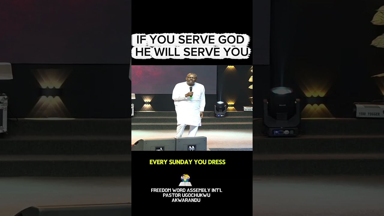 If you serve God faithfully,  Identify a service unit and be active in church.