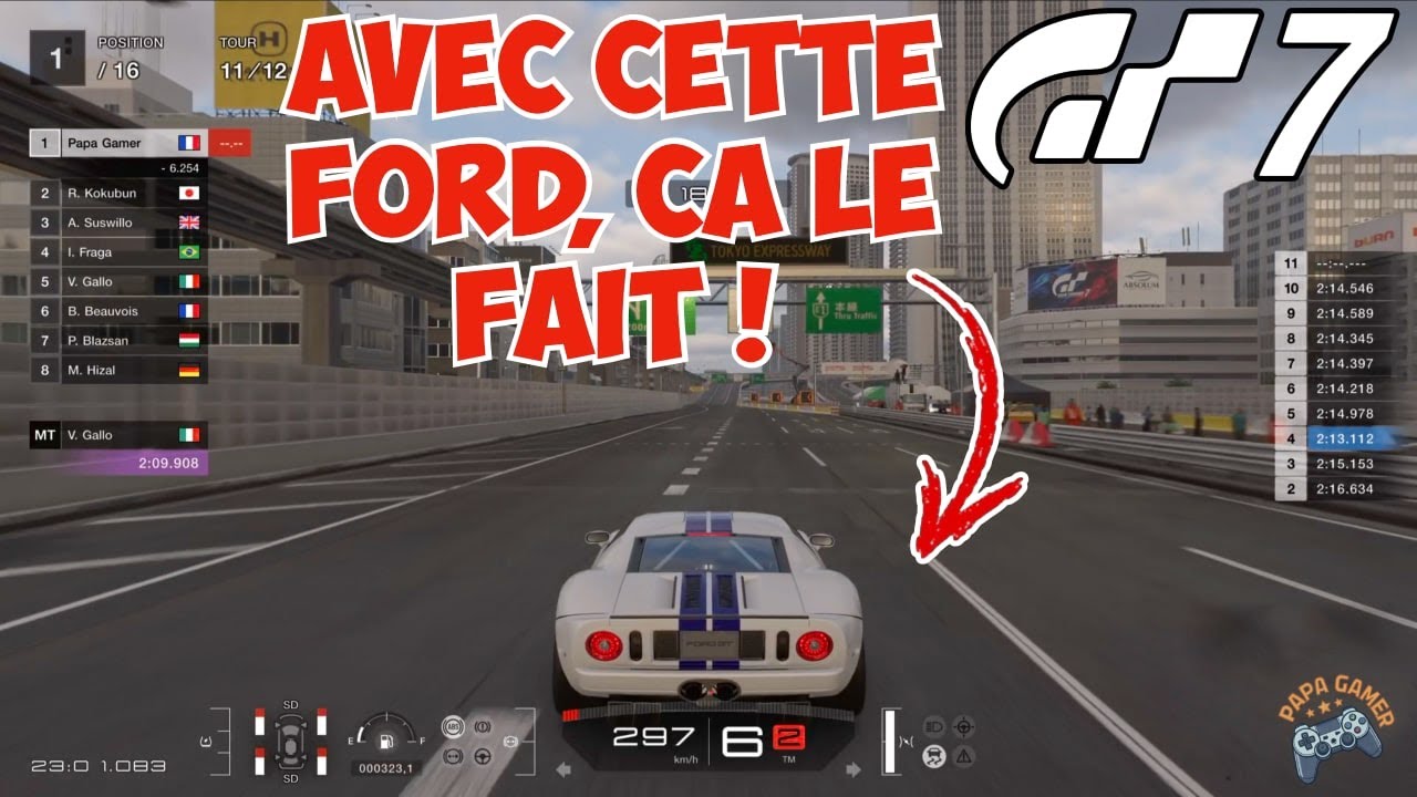 [PS5] Gran Turismo 7 - Je finis 1er au WTC 600 à Tokyo ! 🏅Je vous montre les réglages de la Ford ! 😉
