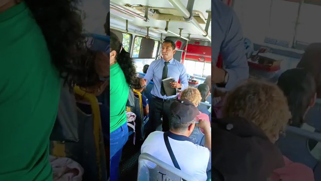 Predicando en el transporte público 