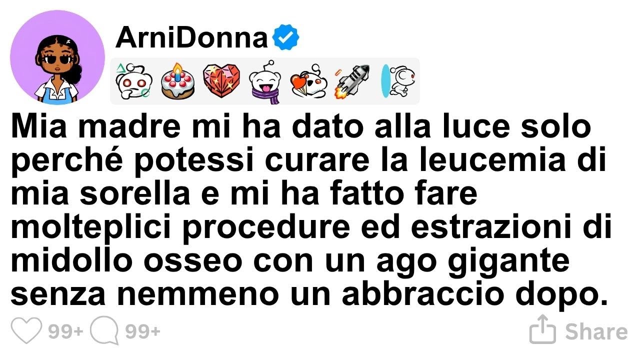 [STORIA COMPLETA] Persone che sono nate per salvare un fratello. Com'è stata la vostra infanzia?