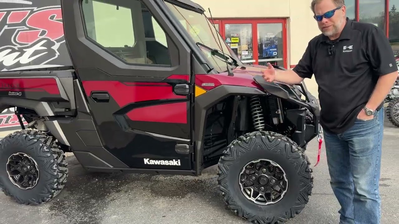 Brand New 2026 Kawasaki RIDGE Platinum Ranch Edition HVAC for sale in Clearfield, PA!